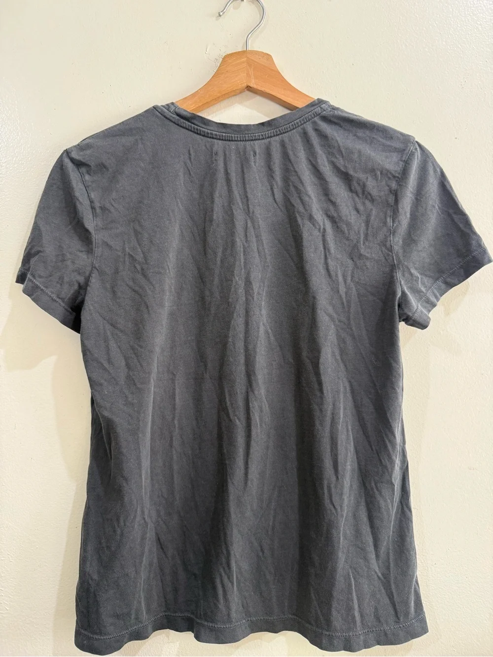 Riviera Washed Charcoal Gray Short Sleeve Tee
